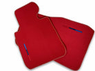 Red Floor Mats For BMW Z4 Series E85 Convertible (2003-2008) With M Package - AutoWin