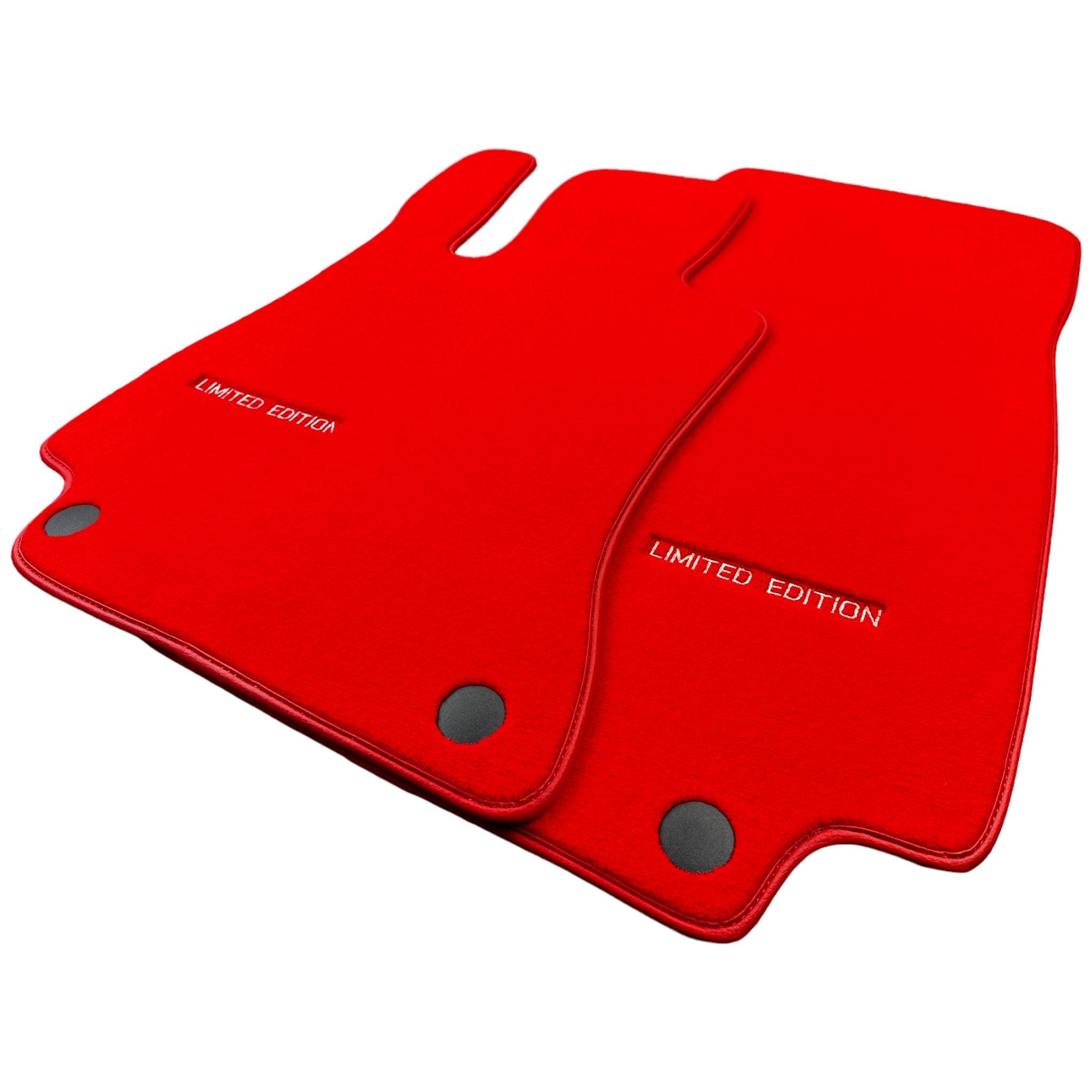 Red Floor Mats For Mercedes Benz GLC-Class X253 SUV (2015-2019) | Limited Edition
