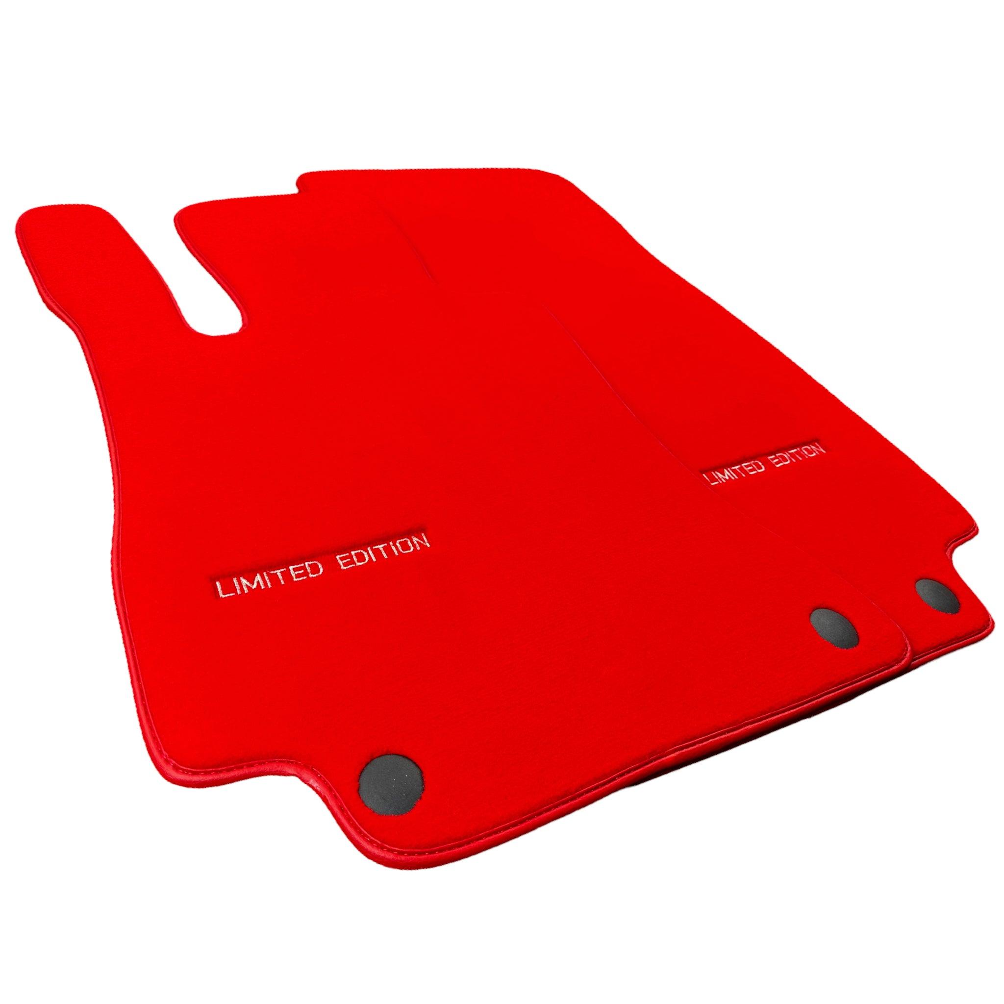Red Floor Mats For Mercedes Benz S-Class W221 (2005-2013) Long Wheelbase | Limited Edition