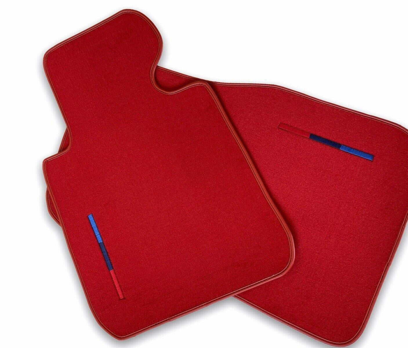 Red Mats For BMW 1 Series E88 Convertible With M Package - AutoWin