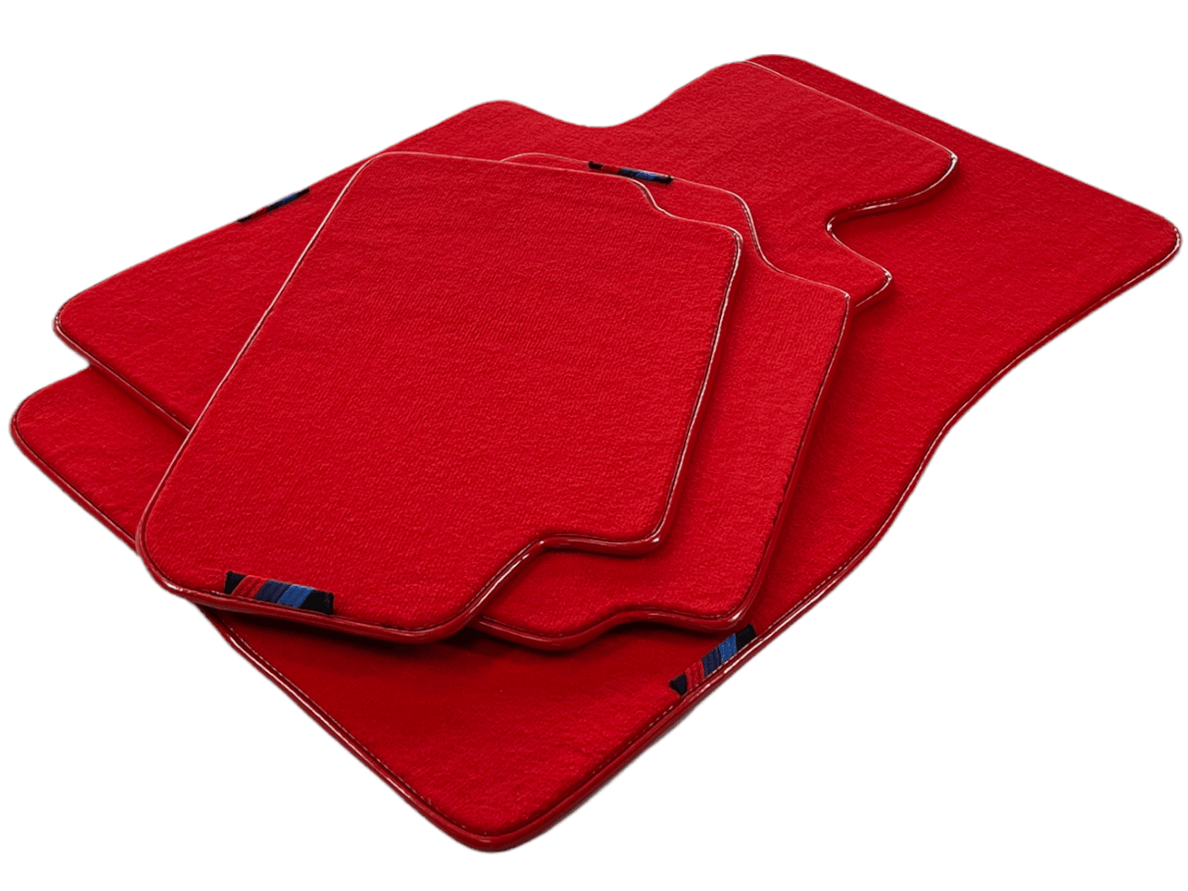 Red Mats For BMW 3 Series E36 4-door Sedan With M Package AutoWin Brand - AutoWin