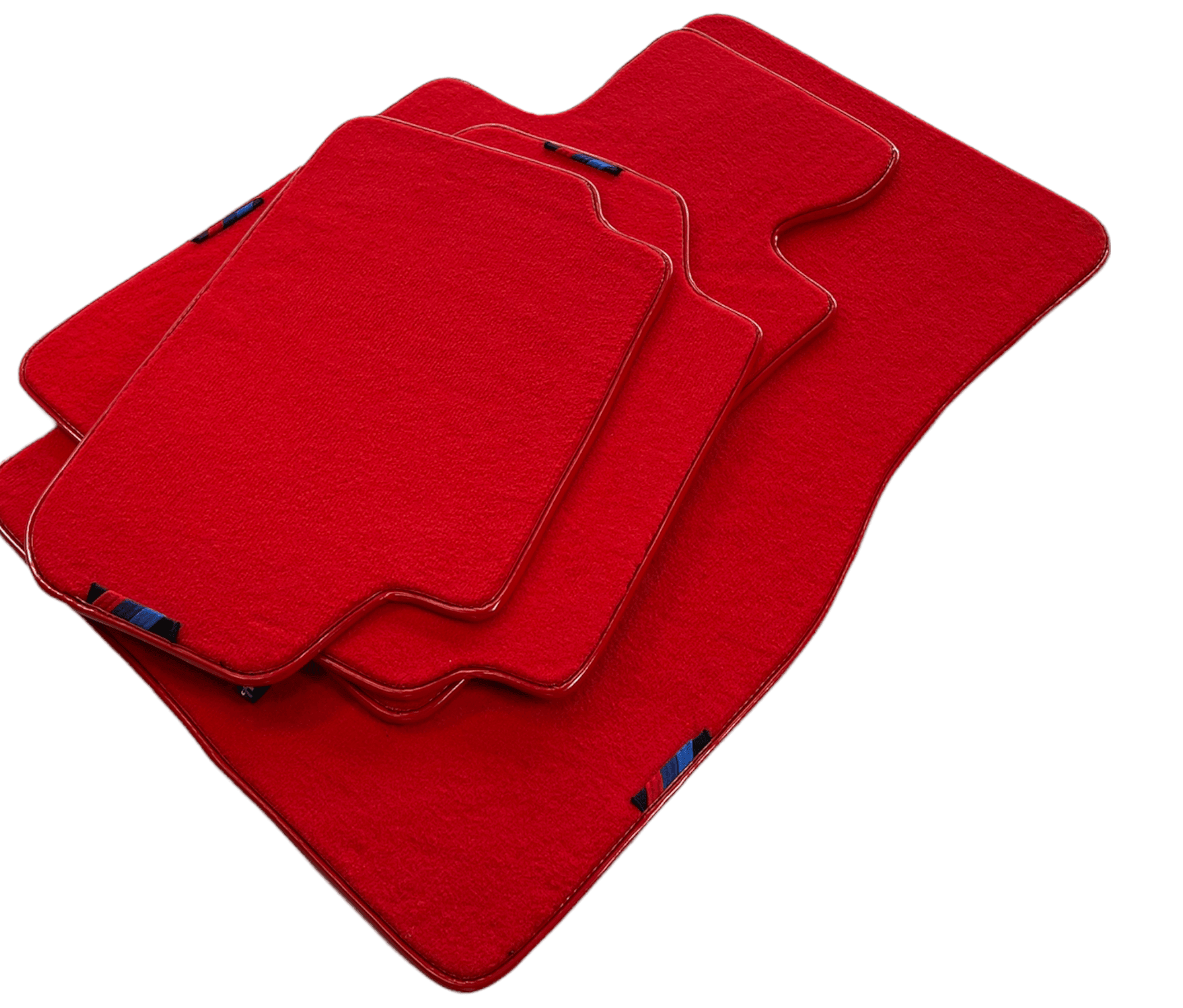 Red Mats For BMW 5 Series E61 Wagon With M Package AutoWin Brand - AutoWin