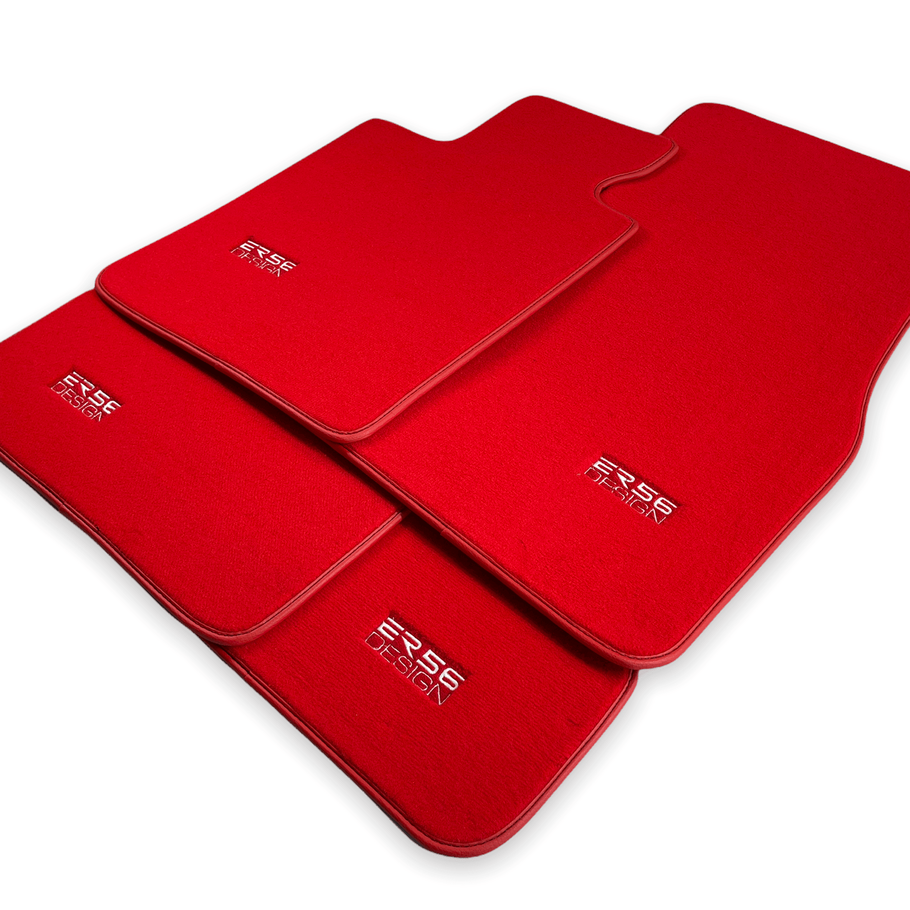 Red Mats For BMW M6 E64 Convertible - ER56 Design Brand - AutoWin